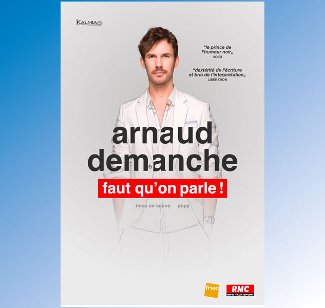 Affiche spectacle Arnaud Demanche