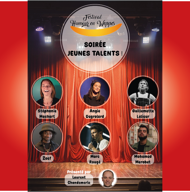 affiche Soirée de Jeunes Talents humour en weppes