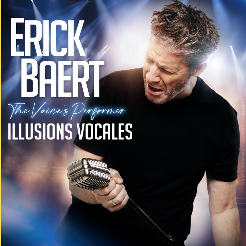 Affiche Erick Baert Illusion vocales