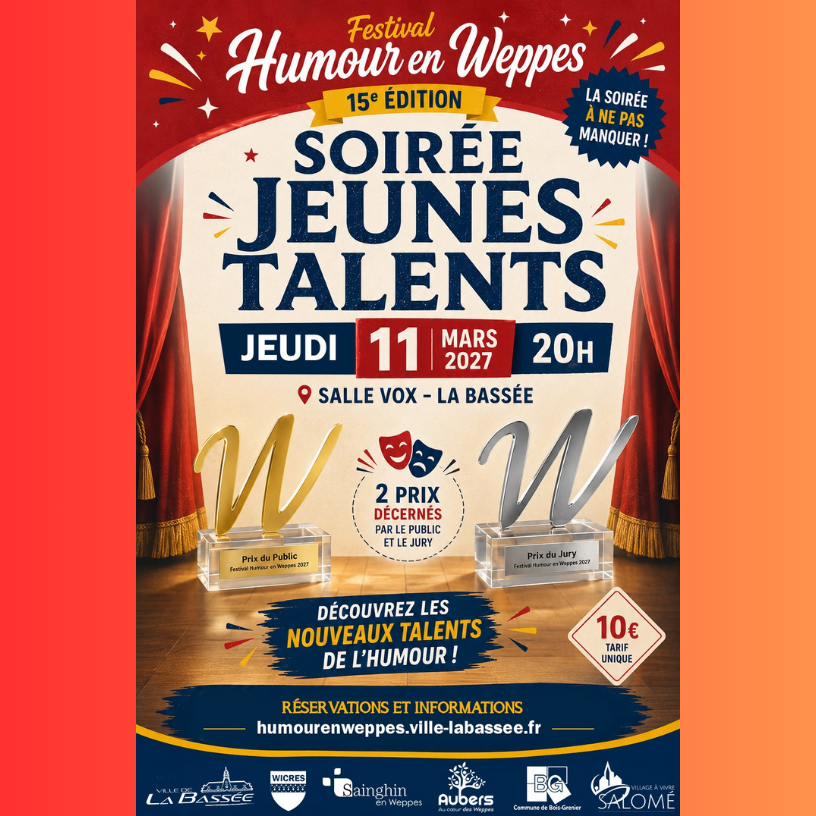 Soirée jeunes talents - animé par Laurent Chandemerle - Humour en Weppes